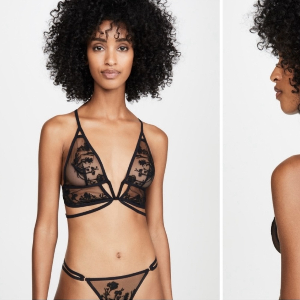 New Thistle and Spire Mulberry Keyhole Bralette